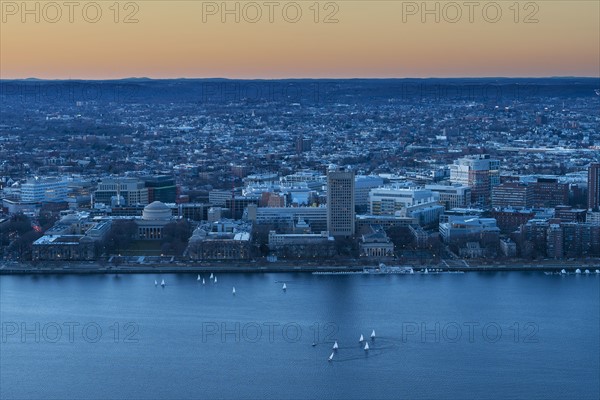 Cityscape at dusk