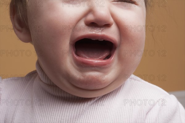 Baby girl crying