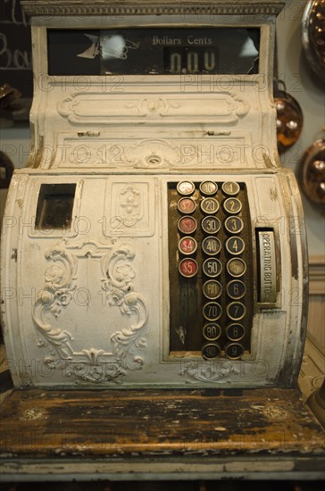 Antique cash register