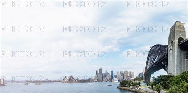 Sydney Opera House on cloudy day