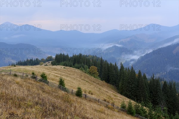 Landscape with mountains