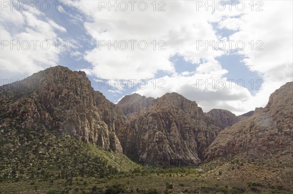 Nevada, Red Rock Canyon, Landscape with rock mountains