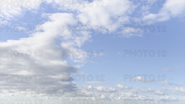 Clouds in blue sky