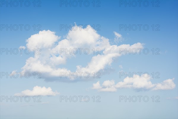 Clouds in blue sky