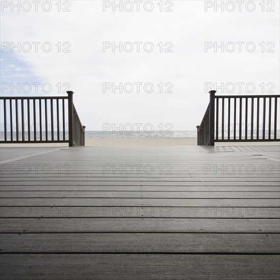 Massachusetts, Wooden promenade on beach