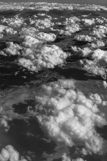 Aerial view of clouds