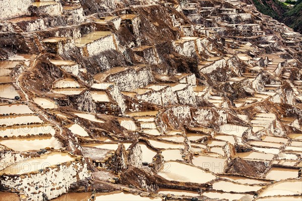 Peru, Cuzco, Sacred Valley, Maras, Salt pools