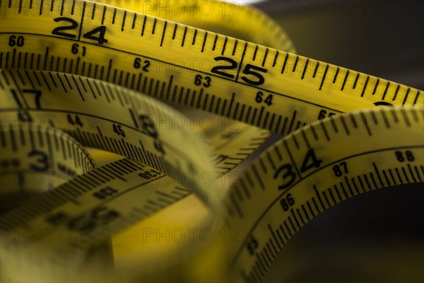 Close-up of tape measure.