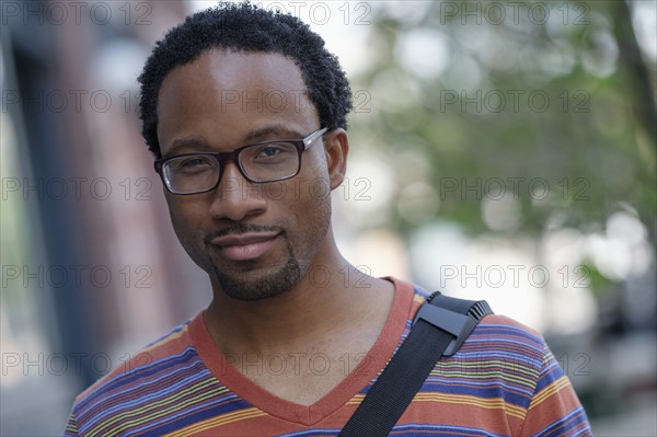 Portrait of mid adult man.