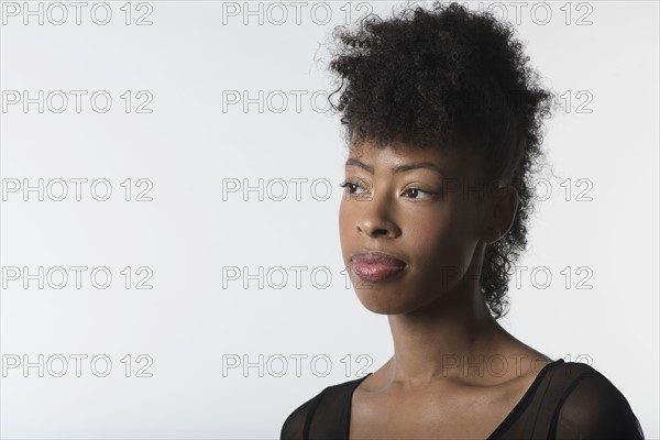 Pensive young woman.