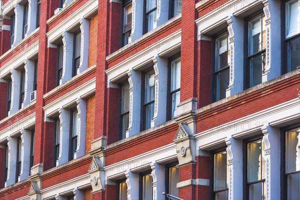 USA, New York State, New York City, Facades of townhouses