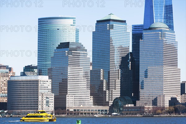 USA, New York State, New York City, Manhattan, Downtown skyline