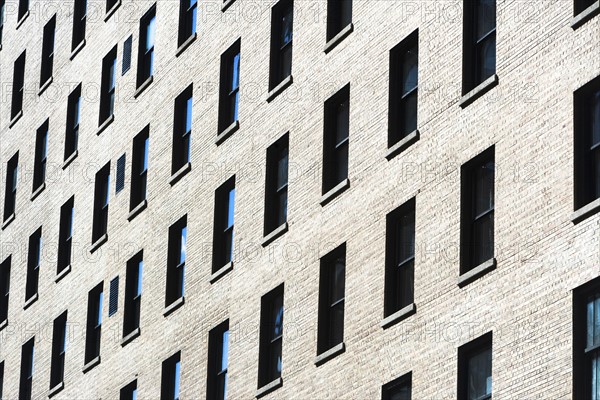 USA, New York State, New York City, Manhattan, Facade of office building