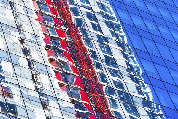 USA, New York State, New York City, Manhattan, Facade of office building