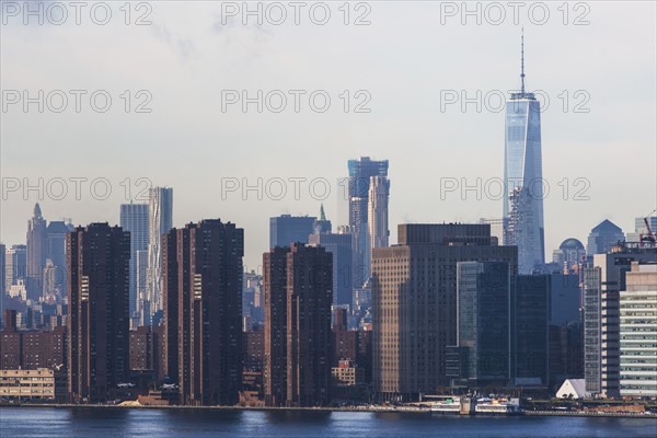 USA, New York State, New York City, Manhattan, City skyline