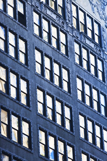 USA, New York, New York City, Facade of apartment