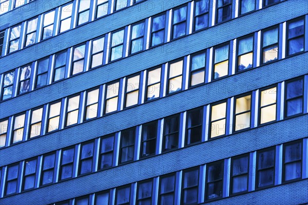 USA, New York, New York City, Facade of apartment