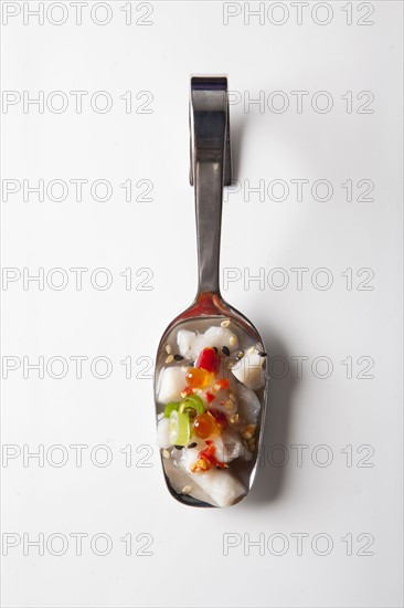 Sushi on spoon
