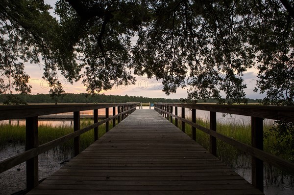 Jetty at sunset