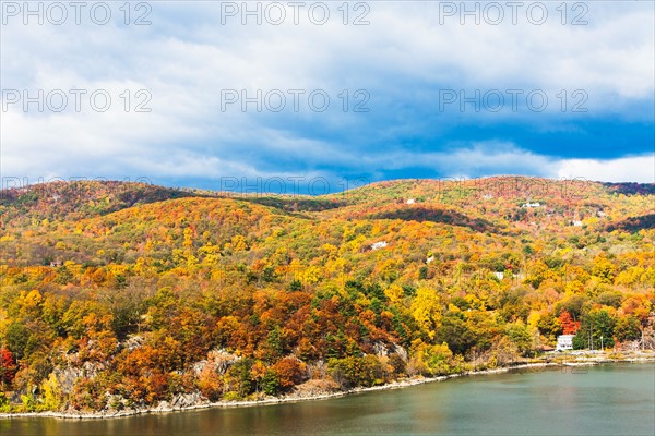 USA, New York, Bear Mountain in autumn