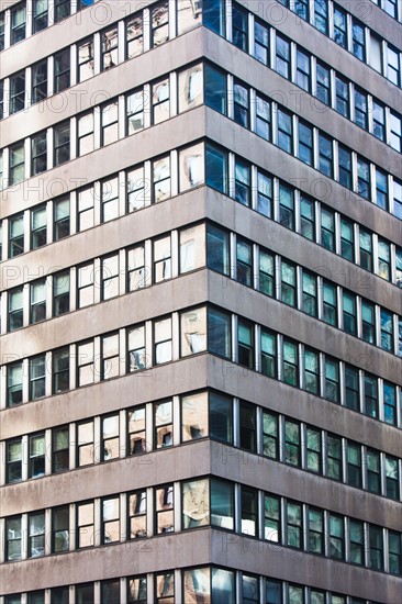 USA, New York, Skyscraper in big city