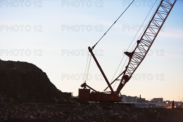 USA, New York, Construction site