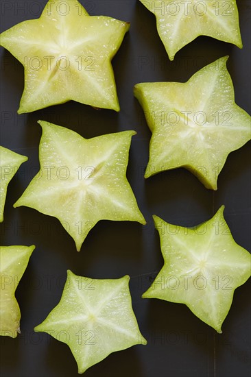 Star shapes of fruits