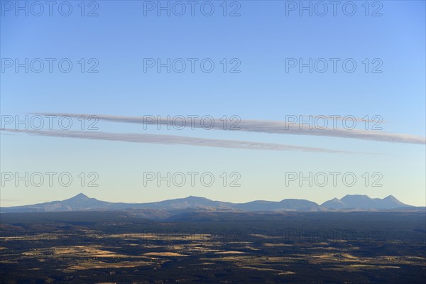 USA, Colorado, Scenic view of Mesa Verde National Park on sunny day