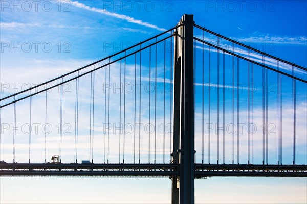 USA, New York State, New York City, Verrazano narrows bridge