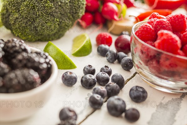 Various fresh berries