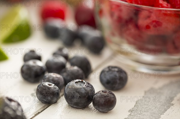 Close-up of blueberries