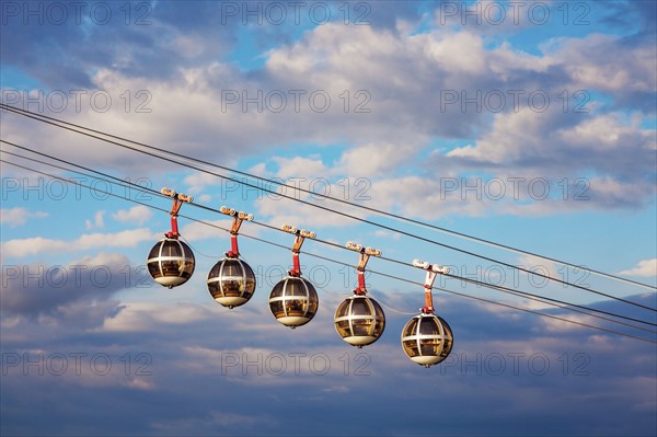 France, Auvergne-Rhone-Alpes, Grenoble, Grenoble-Bastille cable car