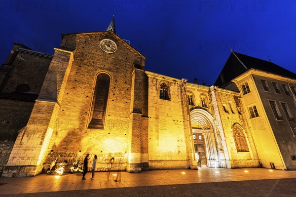 France, Auvergne-Rhone-Alpes, Grenoble, Collegiate Church of Saint-Andre on Place of St Andre