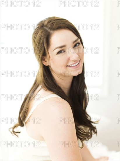 Portrait of smiling woman