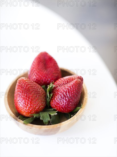 Strawberries in small bowl