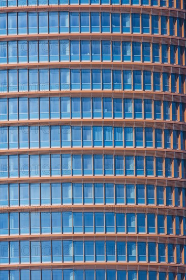 Spain, Seville, Triana, Facade of modern office building