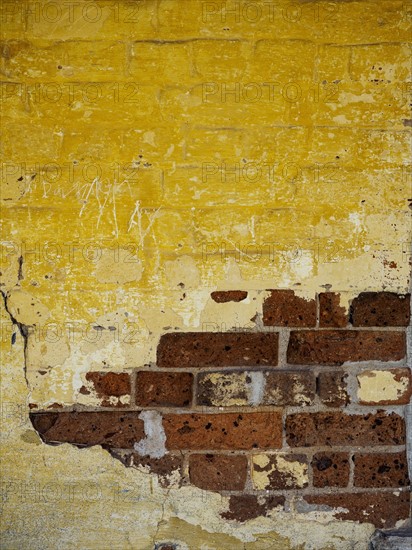 Detail of old brick wall