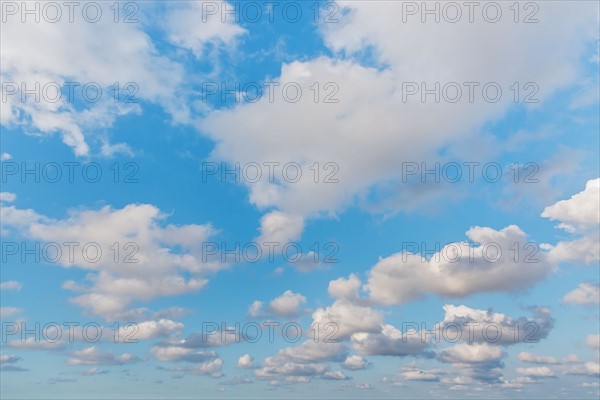 Blue sky with white clouds