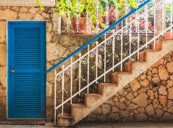 Cuba, Havana, Steps by wall