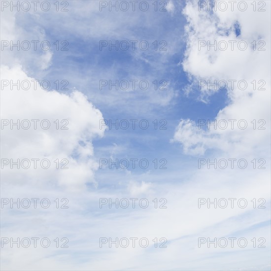 Cumulus clouds on sky