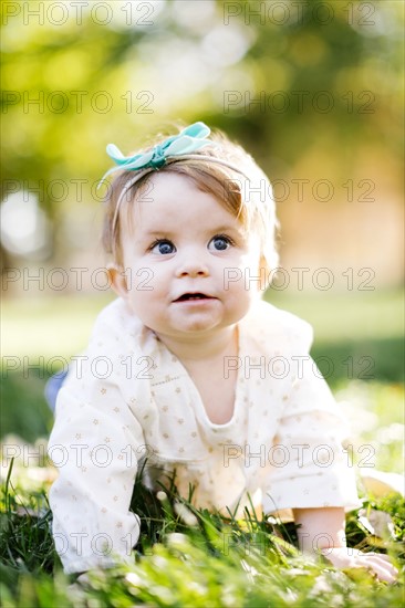 Portrait of girl toddler (12-17 months)