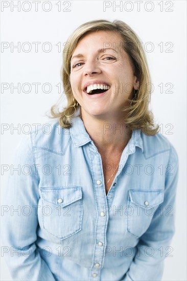 Portrait of laughing woman