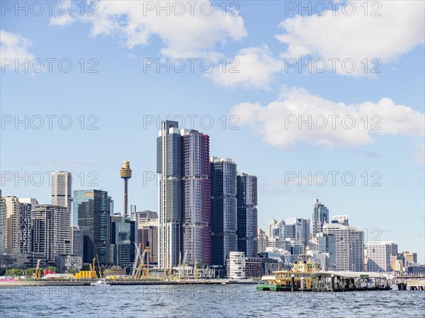 Australia, New South Wales, Sydney, City skyline with skyscrapers