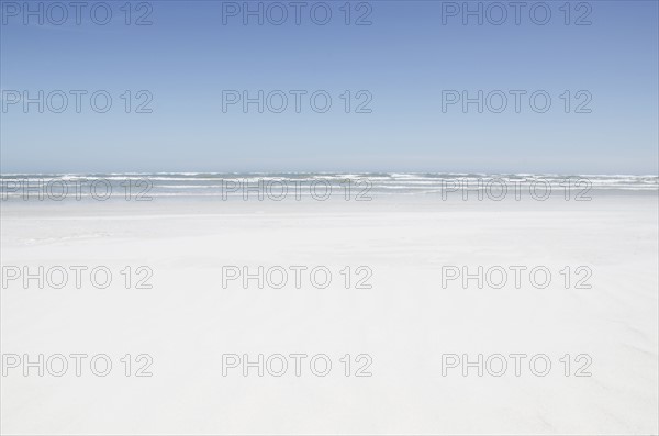 Empty sandy beach