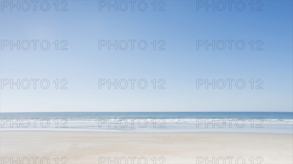 Empty beach at Surf City