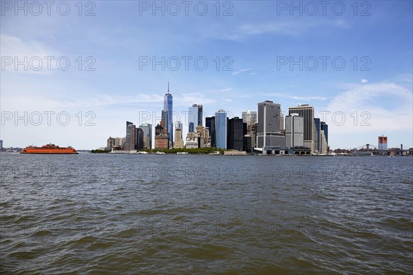 USA, New York State, New York City, Manhattan skyline