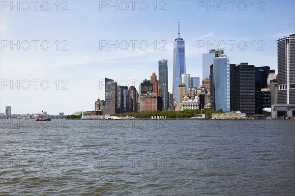 USA, New York State, New York City, Manhattan skyline