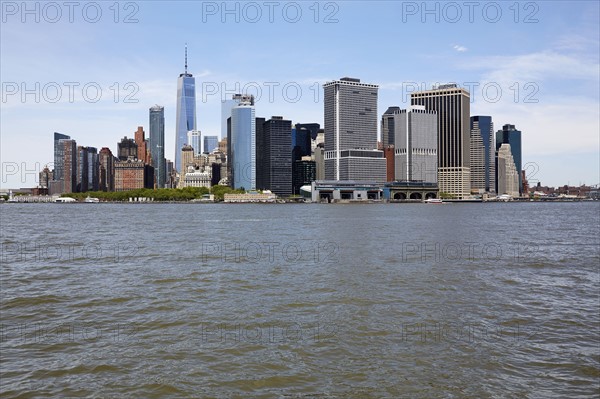 USA, New York State, New York City, Manhattan skyline