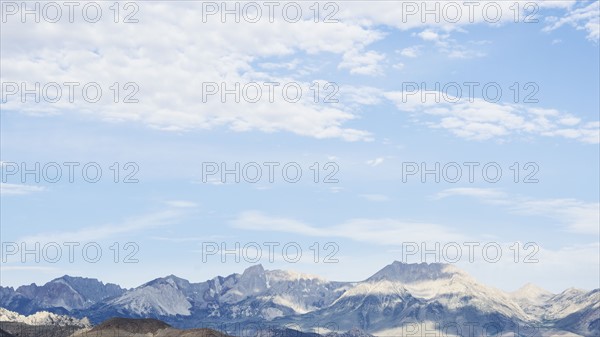 USA, California, Bishop, Mountain landscape