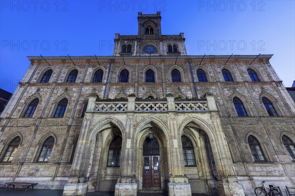Germany, Thuringia, Weimar, Low angle view of Weimar City Hall